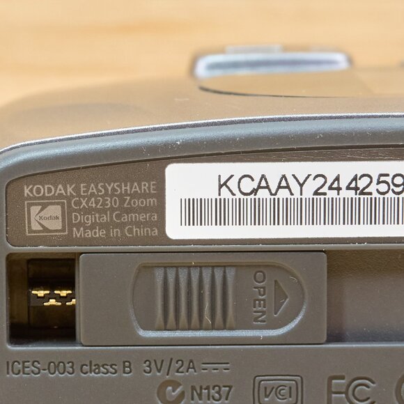 Kodak EasyShare CX4230 2 MP Digital Camera, w/ 3x Optical Zoom - Picture 8 of 8